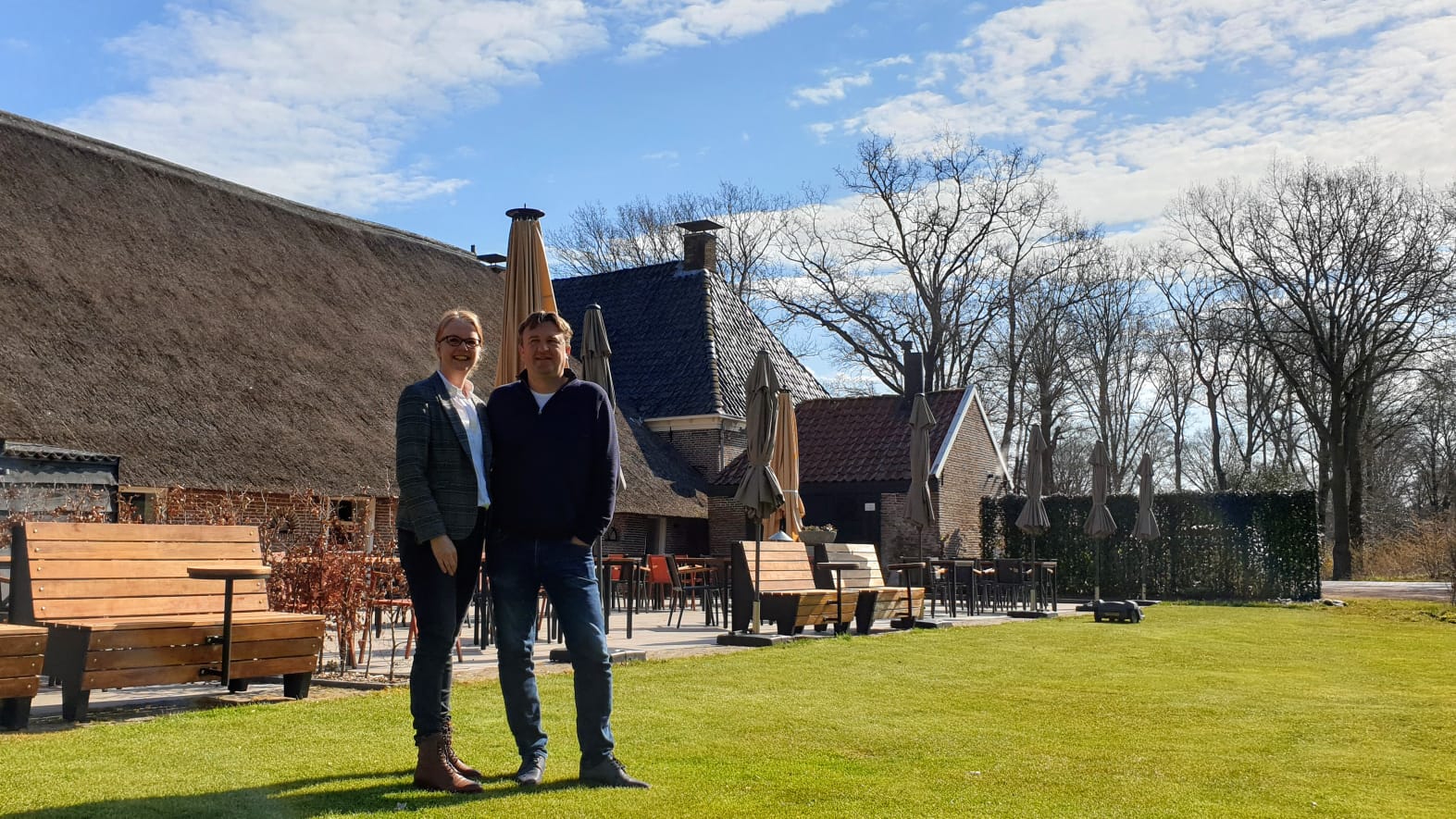 Restaurant Narline in Zuidwolde met hun eigenaren Hendrik-Jan Lip en Henriëtte Waaijenberg.